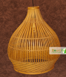 Cupola Bell Shape Bamboo Ceiling Rattan Hanging Chandelier Lamp Shade