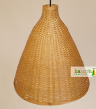 Altus Conical Boho Bamboo Ceiling Pendant Chandelier Lamp Shade