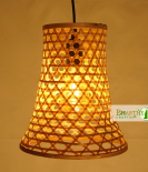 Conical Honeycomb Bamboo Ceiling Hanging Pendant Chandelier Lamp Shade