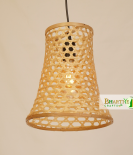 Conical Honeycomb Bamboo Ceiling Hanging Pendant Chandelier Lamp Shade