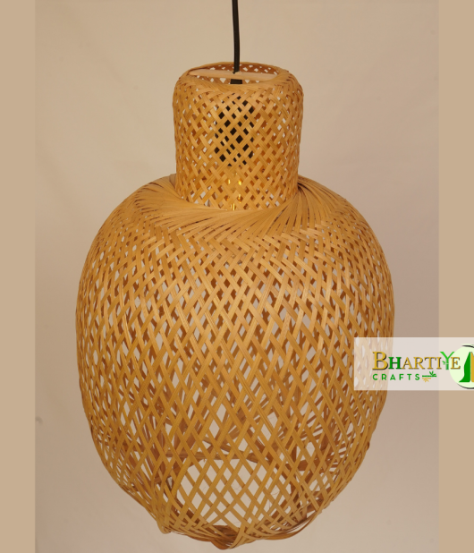 Bamboo Boho Woven Weave Hanging Ceiling Pendant Chandelier Lamp Shade