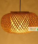 Bamboo Nest Unique Handmade Woven Hanging Pendant Chandelier Lampshade