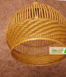 Cupola Bell Shape Bamboo Ceiling Rattan Hanging Chandelier Lamp Shade