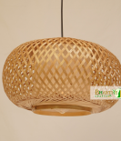 Bamboo Nest Unique Handmade Woven Hanging Pendant Chandelier Lampshade