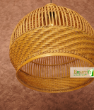 Cupola Bell Shape Bamboo Ceiling Rattan Hanging Chandelier Lamp Shade