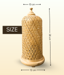 Flower Bamboo Hanging Pendant Lights Ceiling Chandelier Lamp Shade