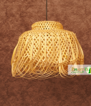 Flower Bamboo Hanging Pendant Lights Ceiling Chandelier Lamp Shade