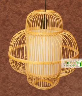 Bamboo &amp; Cane Exclusive Pendant Ceiling Rattan Chandelier Lamp Shade