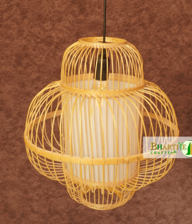 Bamboo &amp; Cane Exclusive Pendant Ceiling Rattan Chandelier Lamp Shade