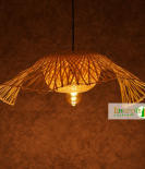 Celestial Weave Cap Rattan Wicker Ceiling Pendant Chandelier Lamp Shade