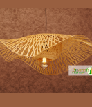 Celestial Weave Cap Rattan Wicker Ceiling Pendant Chandelier Lamp Shade