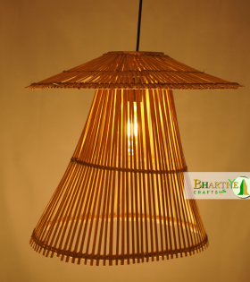 Vintage Designer Hanging Natural Wicker Pendant Chandelier Lamp Shade