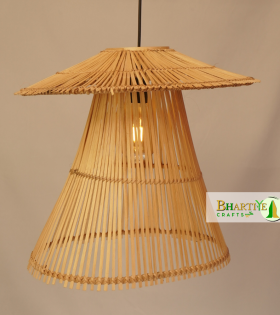 Vintage Designer Hanging Natural Wicker Pendant Chandelier Lamp Shade