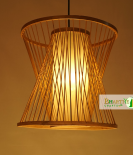 Bamboo Frustum Birdcage Wicker Ceiling Rattan Chandelier Lamp Shade