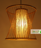 Bamboo Frustum Birdcage Wicker Ceiling Rattan Chandelier Lamp Shade