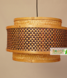 Bamboo Cane Webbing Wicker Ceiling Rattan Pendant Chandelier Lamp Shade