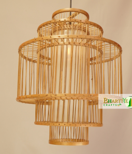 Thermo Rattan Bamboo Ceiling Cane Modern Pendant Chandelier Lamp Shade