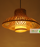 Mushroom Wicker Bamboo Hanging Ceiling Rattan Chandelier Lamp Shade