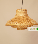 Mushroom Wicker Bamboo Hanging Ceiling Rattan Chandelier Lamp Shade