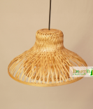 Mushroom Wicker Bamboo Hanging Ceiling Rattan Chandelier Lamp Shade