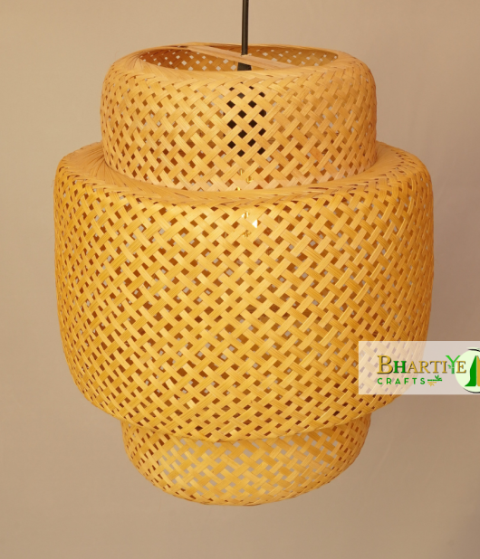 Woven Hanging Pendant Bamboo Ceiling Rattan Chandelier Lamp Shade