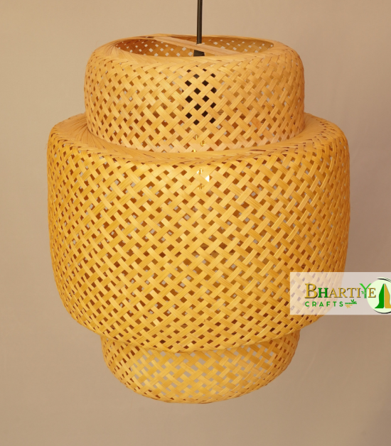 Woven Hanging Pendant Bamboo Ceiling Rattan Chandelier Lamp Shade