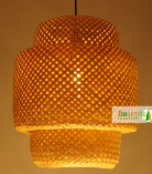 Woven Hanging Pendant Bamboo Ceiling Rattan Chandelier Lamp Shade