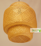 Woven Hanging Pendant Bamboo Ceiling Rattan Chandelier Lamp Shade