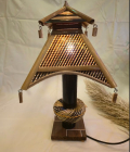 Bamboo Designer Table Lamp Size- 18 x 10 Inch  (#LSB0062-00)