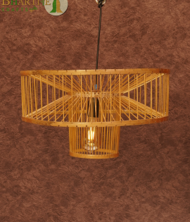 Elegant Bamboo Hanging Lamp by Bhartiye crafts| Tripura craft