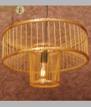 Elegant Bamboo Hanging Lamp by Bhartiye crafts| Tripura craft