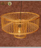 Elegant Bamboo Hanging Lamp by Bhartiye crafts| Tripura craft