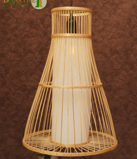 Eco-Friendly Bamboo Pendant Light – Tripura Handicraft | Bhartiye crafts