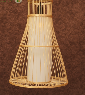 Eco-Friendly Bamboo Pendant Light – Tripura Handicraft | Bhartiye crafts