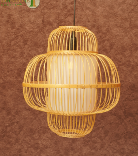 Bhartiye crafts Tripura Artisans Handmade | Bamboo Hanging Lamp