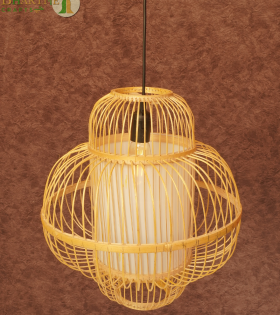 Bhartiye crafts Tripura Artisans Handmade | Bamboo Hanging Lamp
