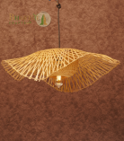 Handcrafted Bamboo Pendant Light | Bhartiye crafts Tripura Artisans