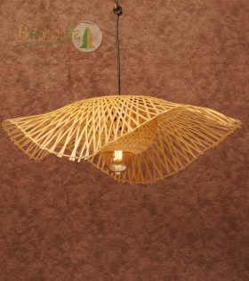 Handcrafted Bamboo Pendant Light | Bhartiye crafts Tripura Artisans