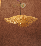 Handcrafted Bamboo Pendant Light | Bhartiye crafts Tripura Artisans