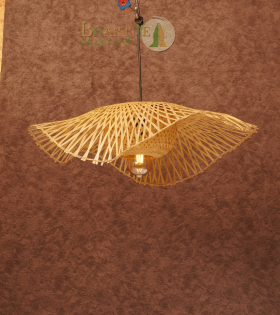 Handcrafted Bamboo Pendant Light | Bhartiye crafts Tripura Artisans