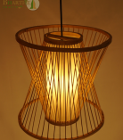 Handcrafted Bamboo Pendant Lamp by Bhartiye Crafts – Made by Tripura Artisans