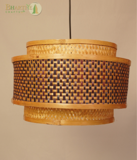 Eco-Friendly Bamboo Hanging Lamp | Bhartiye crafts (Tripura Artisans)