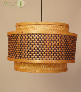 Eco-Friendly Bamboo Hanging Lamp | Bhartiye crafts (Tripura Artisans)