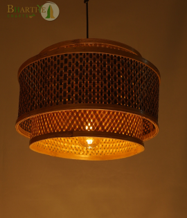Eco-Friendly Bamboo Hanging Lamp | Bhartiye crafts (Tripura Artisans)