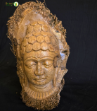 Bamboo Root Buddha Statue | Handmade Natural Meditation Decor (#BP0003-00-00)
