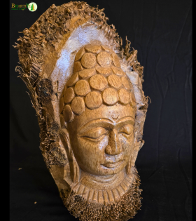 Bamboo Root Buddha Statue | Handmade Natural Meditation Decor (#BP0003-00-00)