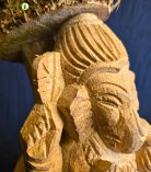Bamboo Root Ganesh Idol | Handmade Eco-Friendly Lord Ganesha Statue (#BP0002-00-00)