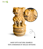 Bhartiye Crafts Bamboo ashok stambh Bamboo Root Art (#BP0005-00-00)
