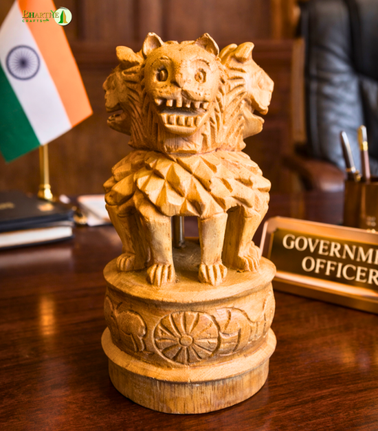 Bhartiye Crafts Bamboo ashok stambh Bamboo Root Art (#BP0005-00-00)