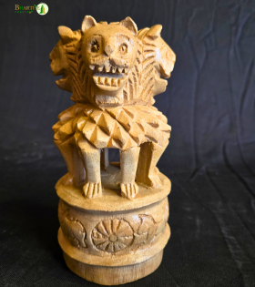 Bhartiye Crafts Bamboo ashok stambh Bamboo Root Art (#BP0005-00-00)